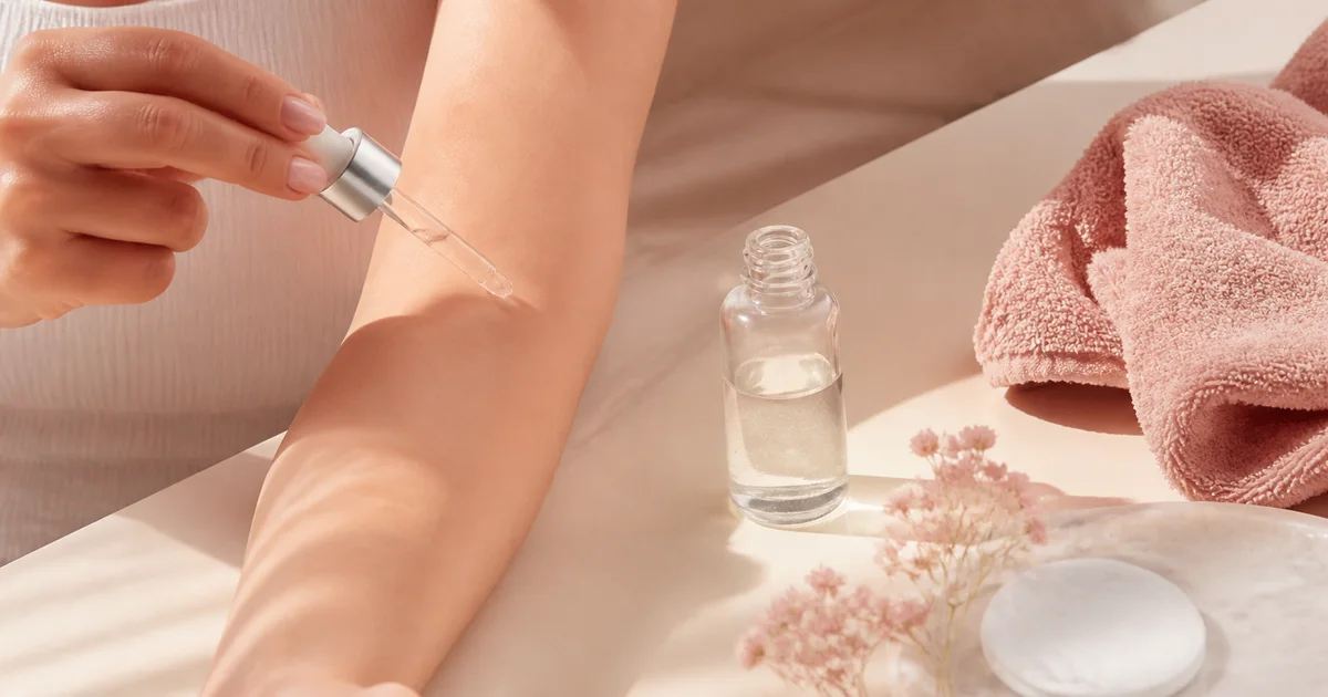 Editorial image for how to patch test a new skincare product
